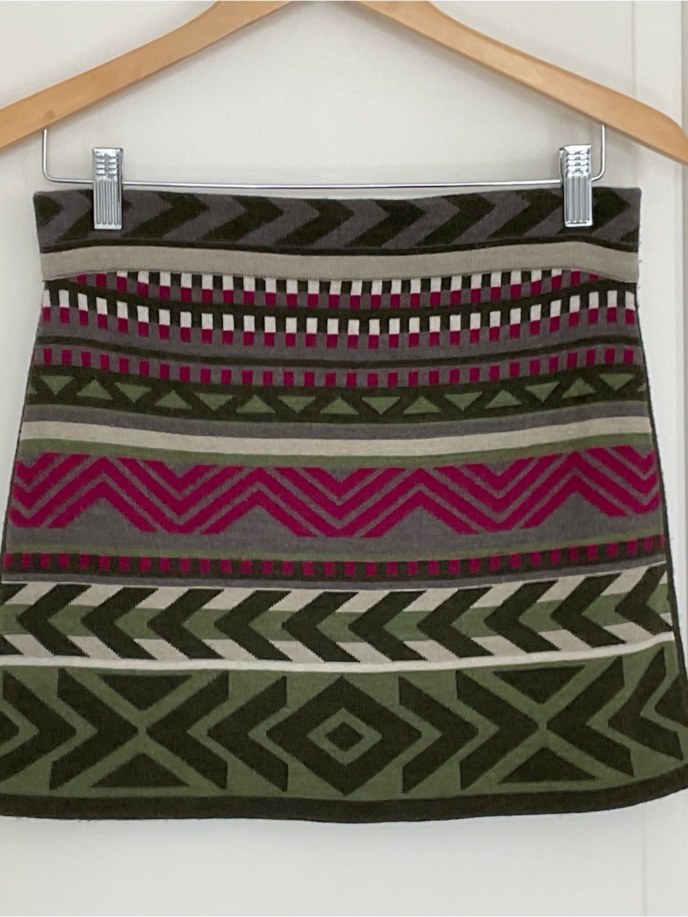 Smartwool Mini Skirt Multi Color Merino Wool Fair Isle XS